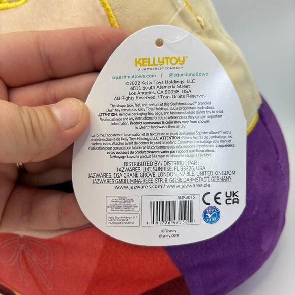 Disney Squishmallow Hocus Pocus 8” SARAH Sanderson PLUSH NEW - Picture 3 of 5